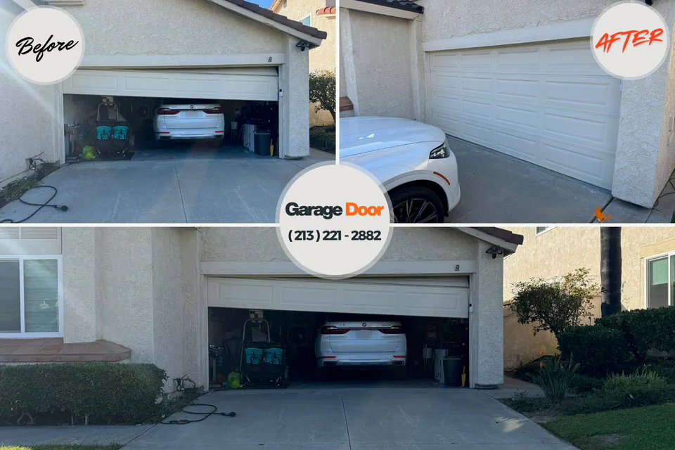 Before and after: garage door repair near me Le Claire